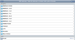 Desktop Screenshot of m.1001mineraux.com
