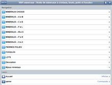 Tablet Screenshot of m.1001mineraux.com